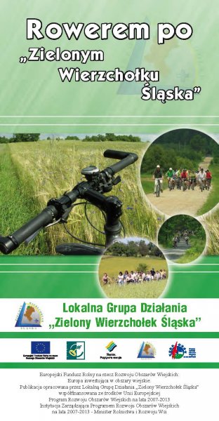 Strona główna publikacji Przewodnik rowerowy pod tytułem Rowerem po Zielonym Wierzchołku Śląska